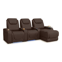 Equinox Chaise CoolZeroᵀᴹ Italian Leather Home Theater Seating