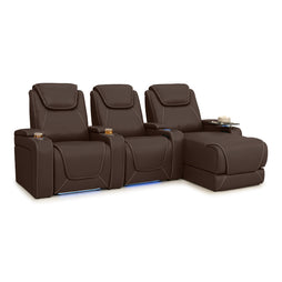 Equinox Chaise CoolZeroᵀᴹ Italian Leather Home Theater Seating