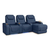 Equinox Chaise CoolZeroᵀᴹ Italian Leather Home Theater Seating