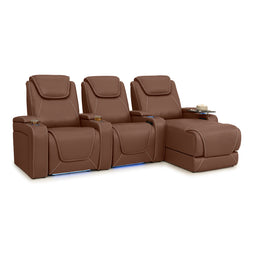 Equinox Chaise CoolZeroᵀᴹ Italian Leather Home Theater Seating