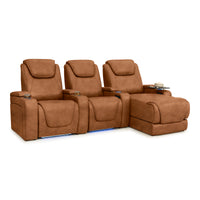 Equinox Chaise CoolZeroᵀᴹ Italian Leather Home Theater Seating