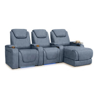 Equinox Chaise CoolZeroᵀᴹ Italian Leather Home Theater Seating