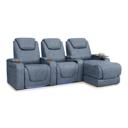 Equinox Chaise CoolZeroᵀᴹ Italian Leather Home Theater Seating