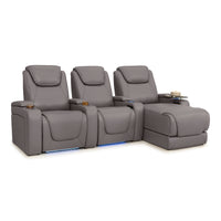 Equinox Chaise CoolZeroᵀᴹ Italian Leather Home Theater Seating