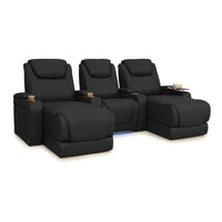 Equinox Chaise CoolZeroᵀᴹ Italian Leather Home Theater Seating