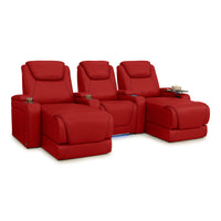 Equinox Chaise CoolZeroᵀᴹ Italian Leather Home Theater Seating