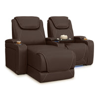 Equinox Chaise CoolZeroᵀᴹ Italian Leather Home Theater Seating