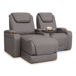 Equinox Chaise CoolZeroᵀᴹ Italian Leather Home Theater Seating