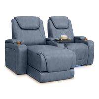 Equinox Chaise CoolZeroᵀᴹ Italian Leather Home Theater Seating