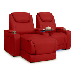 Equinox Chaise CoolZeroᵀᴹ Italian Leather Home Theater Seating