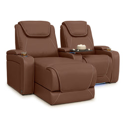 Equinox Chaise CoolZeroᵀᴹ Italian Leather Home Theater Seating