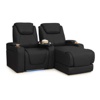 Equinox Chaise CoolZeroᵀᴹ Italian Leather Home Theater Seating