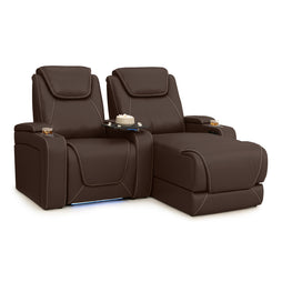 Equinox Chaise CoolZeroᵀᴹ Italian Leather Home Theater Seating
