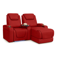 Equinox Chaise CoolZeroᵀᴹ Italian Leather Home Theater Seating