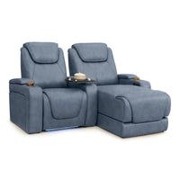 Equinox Chaise CoolZeroᵀᴹ Italian Leather Home Theater Seating