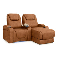 Equinox Chaise CoolZeroᵀᴹ Italian Leather Home Theater Seating