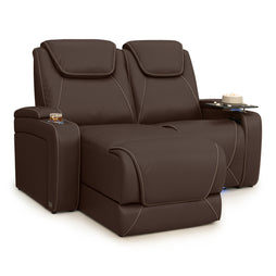 Equinox Chaise CoolZeroᵀᴹ Italian Leather Home Theater Seating