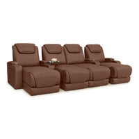 Equinox Chaise CoolZeroᵀᴹ Italian Leather Home Theater Seating