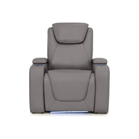 Equinox CoolZeroᵀᴹ Italian Leather Home Theater Seating Single Recliner