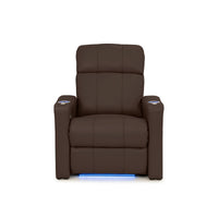 Napa Italian Leather Spacesaver Home Theater Seating Single Recliner