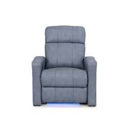 Napa Italian Leather Spacesaver Home Theater Seating Single Recliner