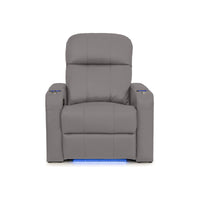 Venetian Italian Leather Home Theater Seating Single Recliner