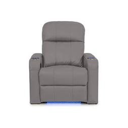Venetian Italian Leather Home Theater Seating Single Recliner