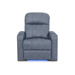 Venetian Italian Leather Home Theater Seating Single Recliner