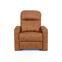 Venetian Italian Leather Home Theater Seating Single Recliner