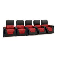 Apex CoolZeroᵀᴹ Italian Leather Two-Tone Home Theater Seating