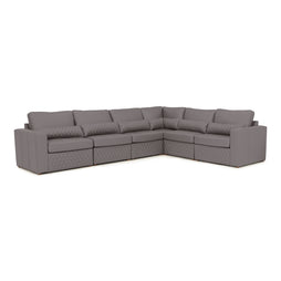 Diamante Media Room L Shaped Sectional