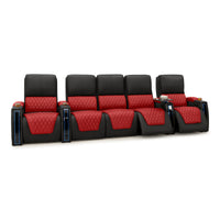 Apex CoolZeroᵀᴹ Italian Leather Two-Tone Home Theater Seating