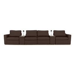 Diamante Modular Home Theater Sofa Console Table