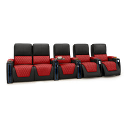 Apex CoolZeroᵀᴹ Italian Leather Two-Tone Home Theater Seating