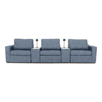 Diamante Modular Home Theater Sofa Console Table