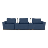 Diamante Modular Home Theater Sofa Console Table