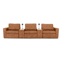 Diamante Modular Home Theater Sofa Console Table