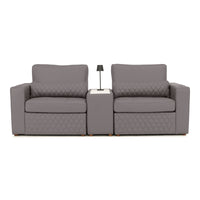 Diamante Modular Home Theater Sofa Console Table