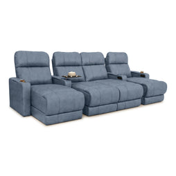 Monterey Chaise CoolZeroᵀᴹ Italian Leather Home Theater Seating