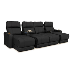 Monterey Chaise CoolZeroᵀᴹ Italian Leather Home Theater Seating