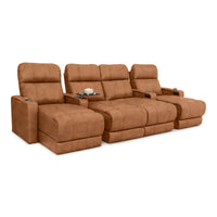 Monterey Chaise CoolZeroᵀᴹ Italian Leather Home Theater Seating