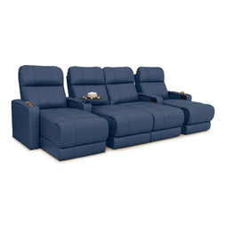 Monterey Chaise CoolZeroᵀᴹ Italian Leather Home Theater Seating