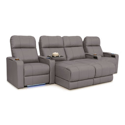 Monterey Chaise CoolZeroᵀᴹ Italian Leather Home Theater Seating