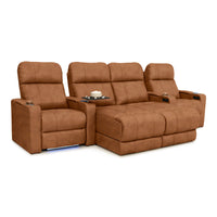 Monterey Chaise CoolZeroᵀᴹ Italian Leather Home Theater Seating