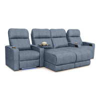 Monterey Chaise CoolZeroᵀᴹ Italian Leather Home Theater Seating