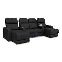 Monterey Chaise CoolZeroᵀᴹ Italian Leather Home Theater Seating