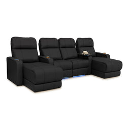 Monterey Chaise CoolZeroᵀᴹ Italian Leather Home Theater Seating