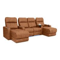 Monterey Chaise CoolZeroᵀᴹ Italian Leather Home Theater Seating