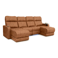 Monterey Chaise CoolZeroᵀᴹ Italian Leather Home Theater Seating