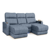 Monterey Chaise CoolZeroᵀᴹ Italian Leather Home Theater Seating